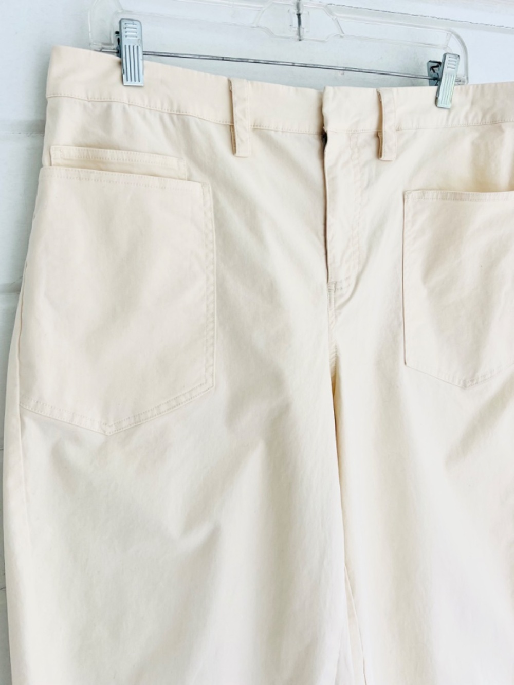 RUTI Slouchy Twill Barrel Pants in Ecru - 14 - Picture 4 of 14